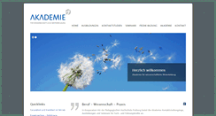 Desktop Screenshot of akademie.wi-ph.de